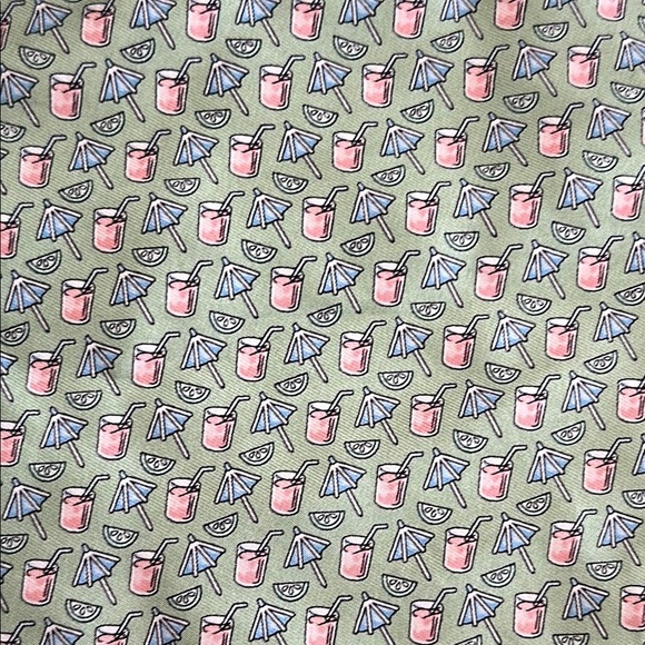 Vineyard Vines Green and Pink Scarf or Belt - Picture 3 of 3